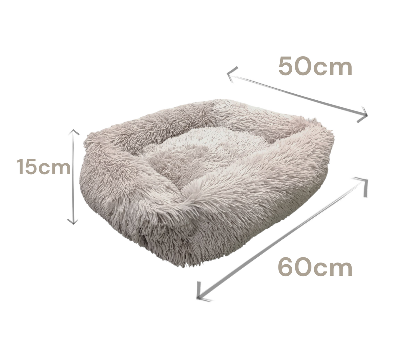 Cama de perros,Cama de gato,Color Beige ,60·50·15 Cm.